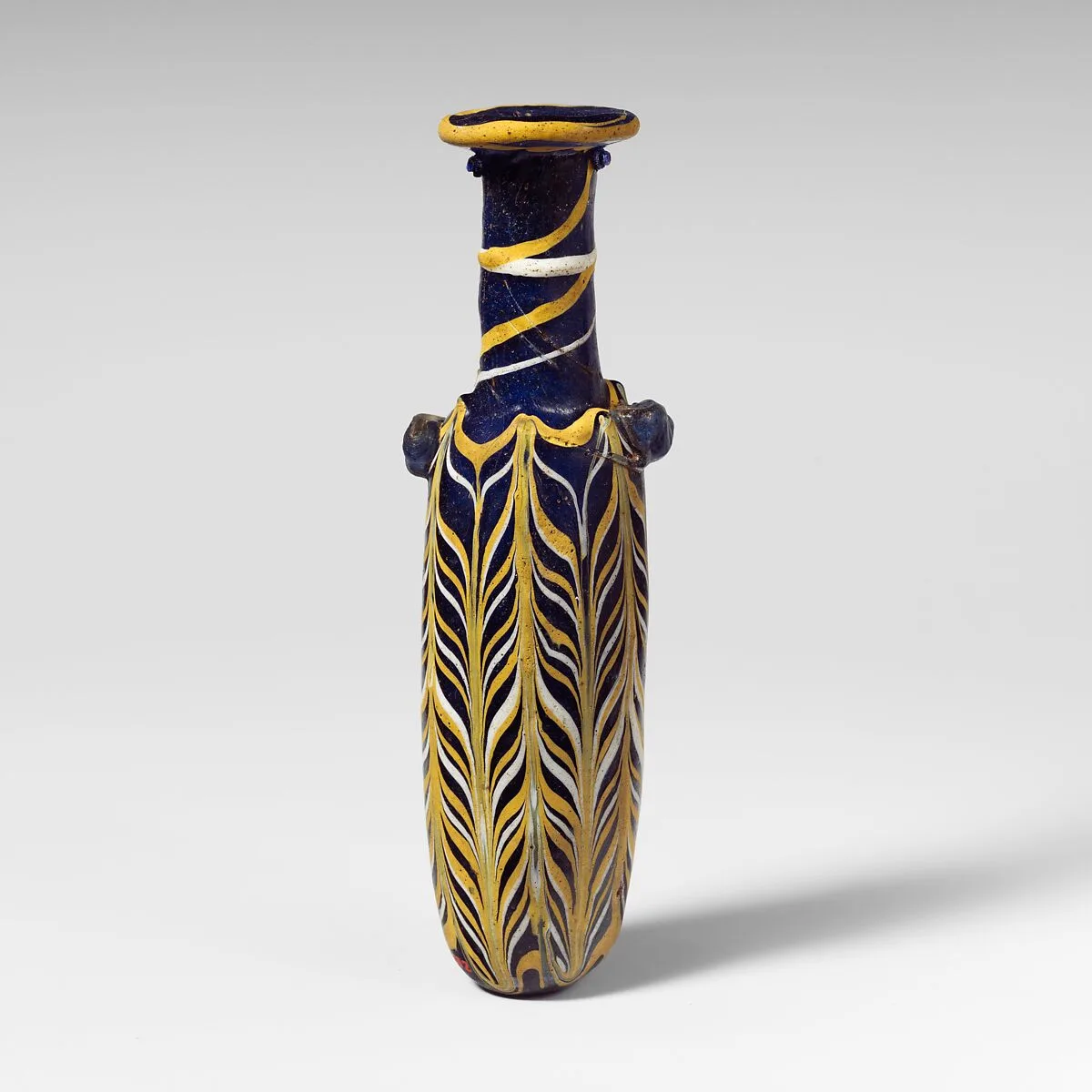 Glass alabastron (perfume bottle) — Unknown