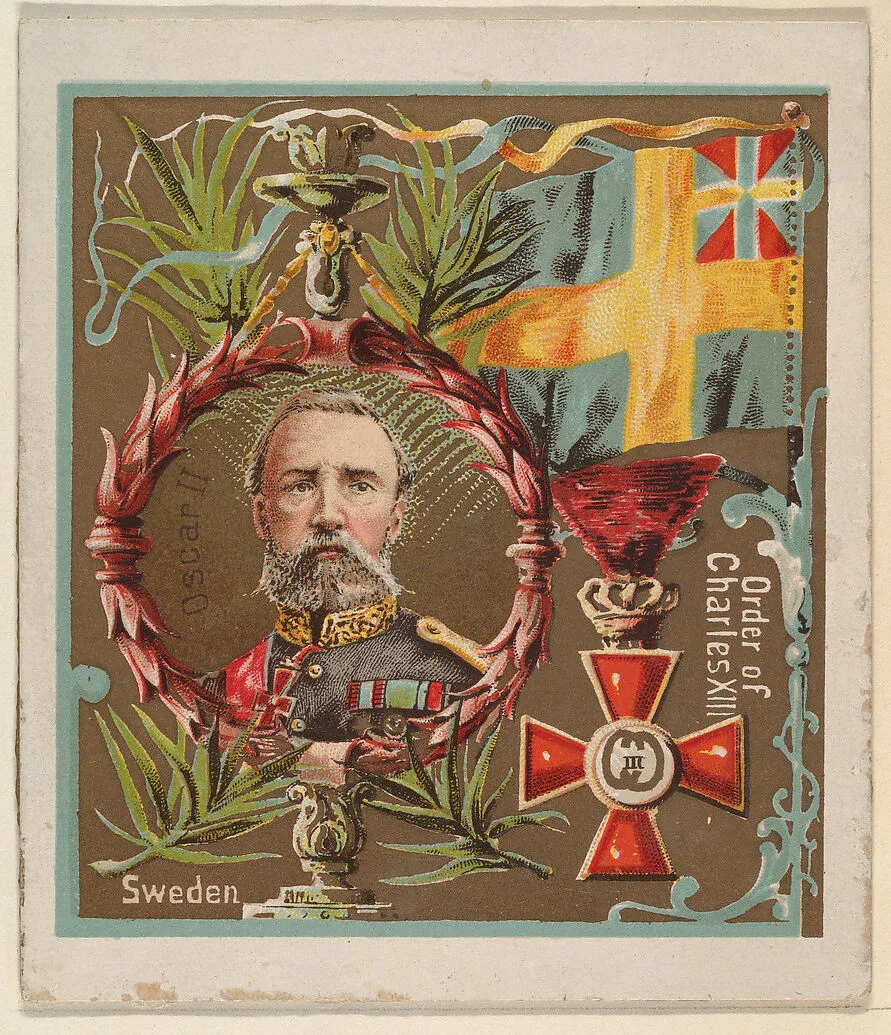 Sweden, from the International Cards series (N238), issued by Kinney Bros. — Kinney Brothers Tobacco Company