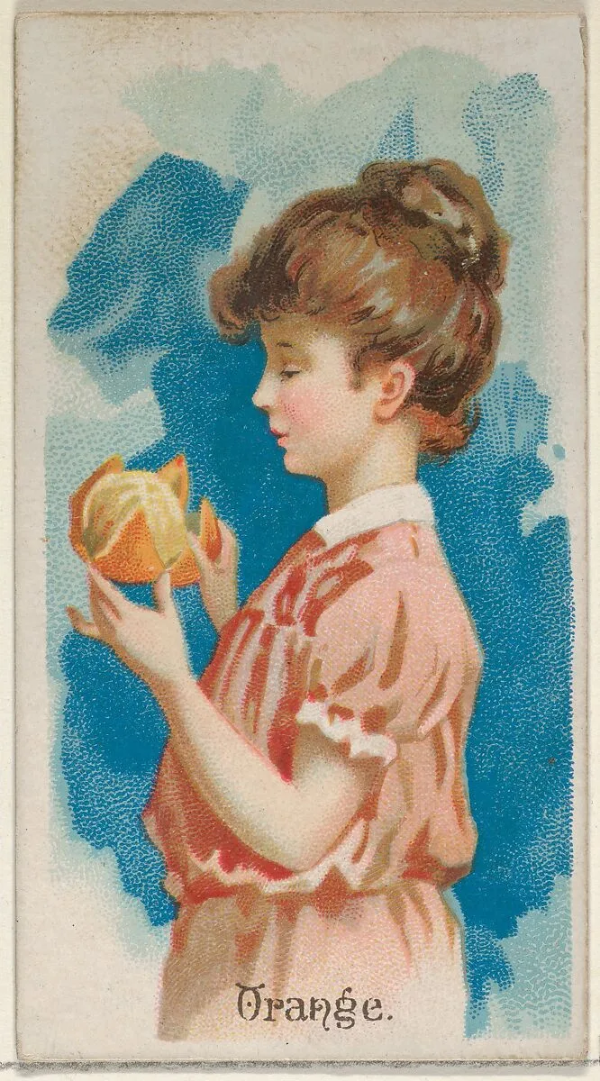 Orange, from the Fruits series (N12) for Allen & Ginter Cigarettes Brands — Allen & Ginter|George S. Harris & Sons
