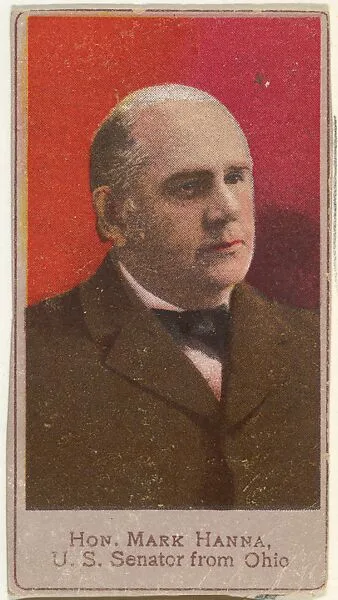 Honorable Mark Hanna, United States Senator from Ohio, from the Heroes of the Spanish War series (T175) — Kinney Brothers Tobacco Company|American Tobacco Company