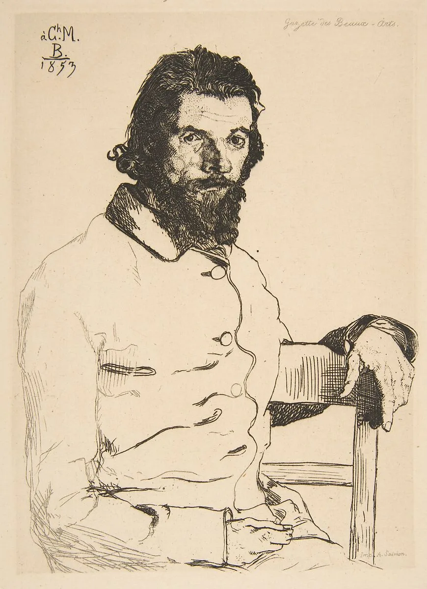Portrait of Charles Meryon — Félix Bracquemond|Charles Meryon|Alfred Salmon