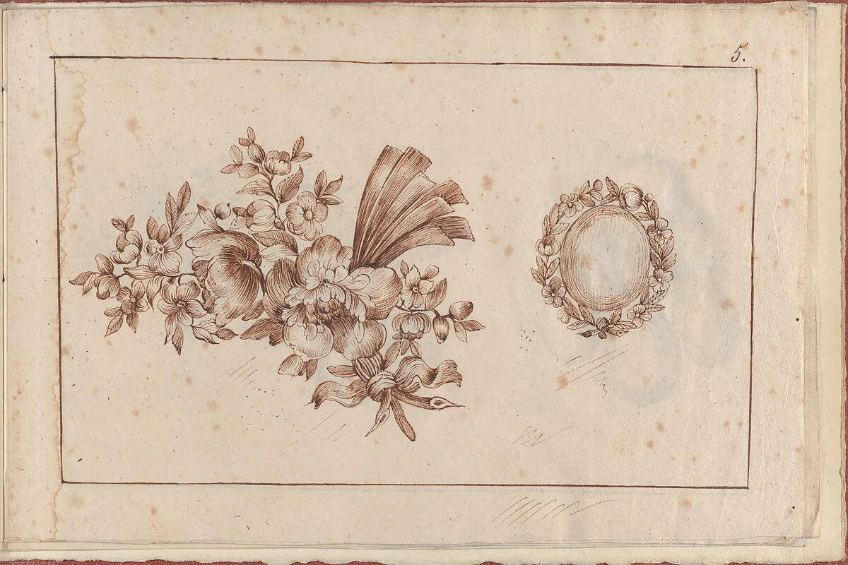 Joaillerie: Album of Jewelry Designs, Page 5 — L. van der Cruycen|Anonymous, French