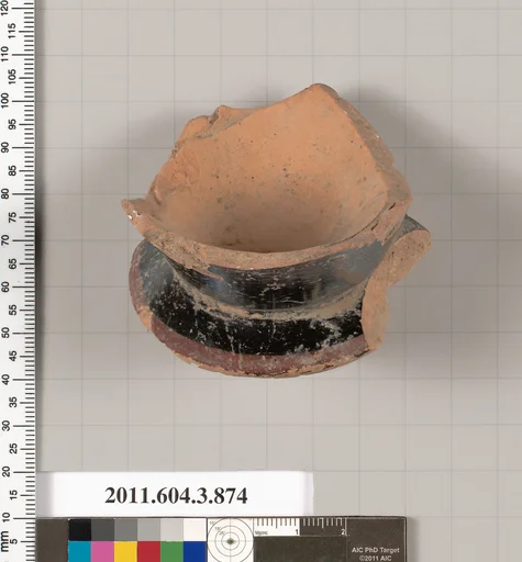 Terracotta fragment of a lekythos (oil flask)