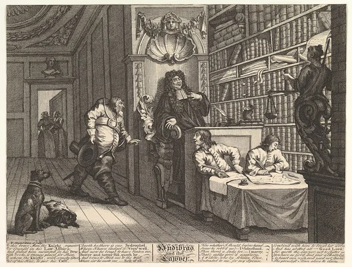 Hudibras and the Lawyer (Twelve Large Illustrations for Samuel Butler's Hudibras, Plate 12)
