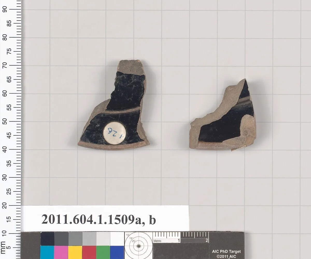 Terracotta fragments of kylikes (drinking cups) — Unknown