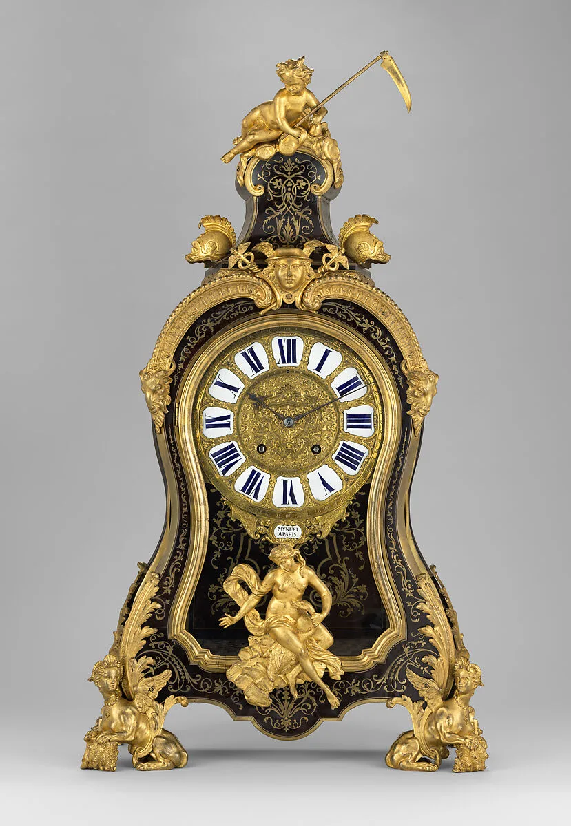 Clock (pendule à console) — Louis Mÿnüel|Charles Cressent