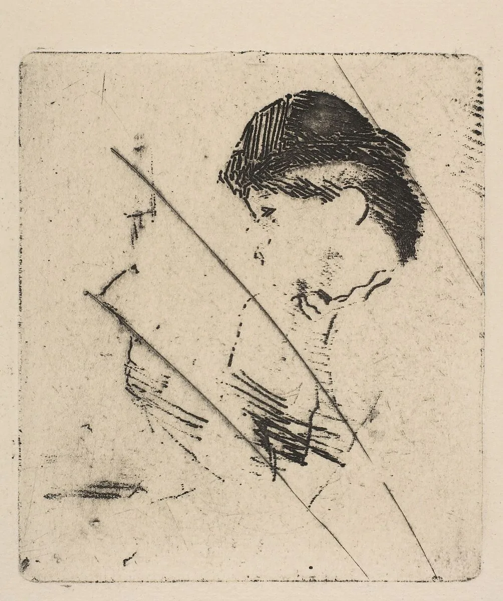 Head and Shoulders of a Young Woman in Profile I — Edgar Degas