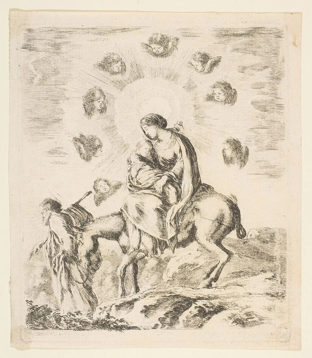 Flight into Egypt — Stefano della Bella
