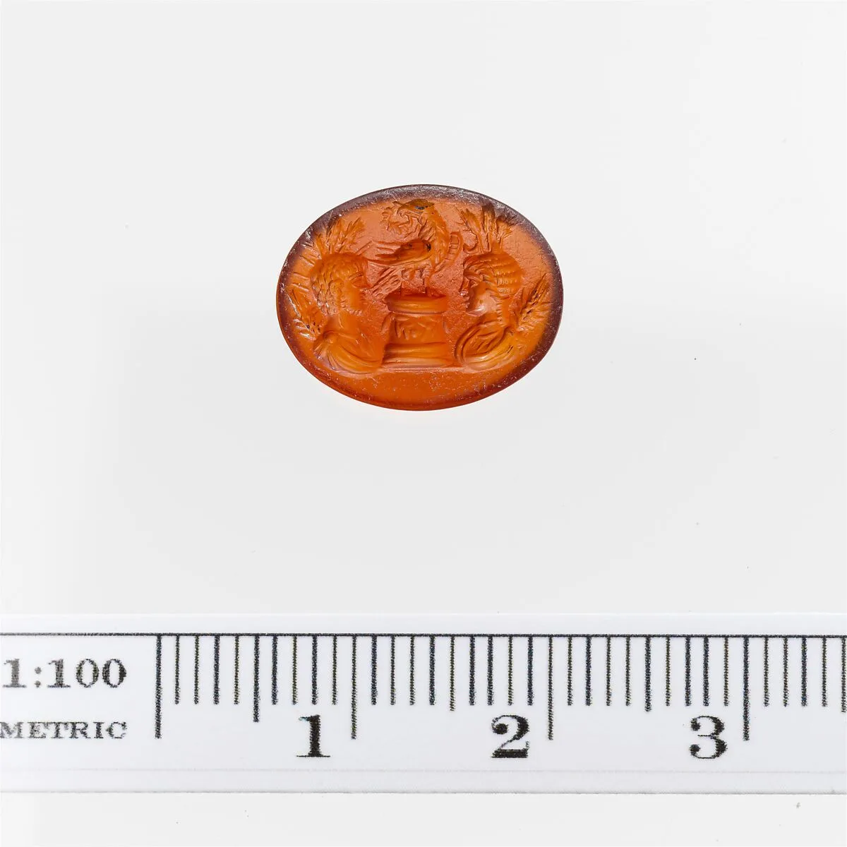 Carnelian ring stone — Unknown