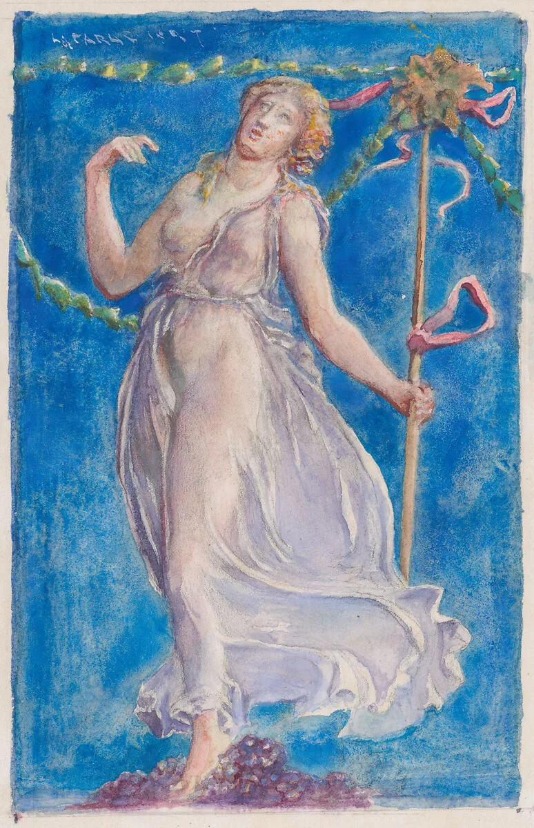 A Bacchante — John La Farge