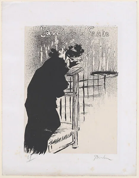 L'Aveu de la Faute — Théophile-Alexandre Steinlen