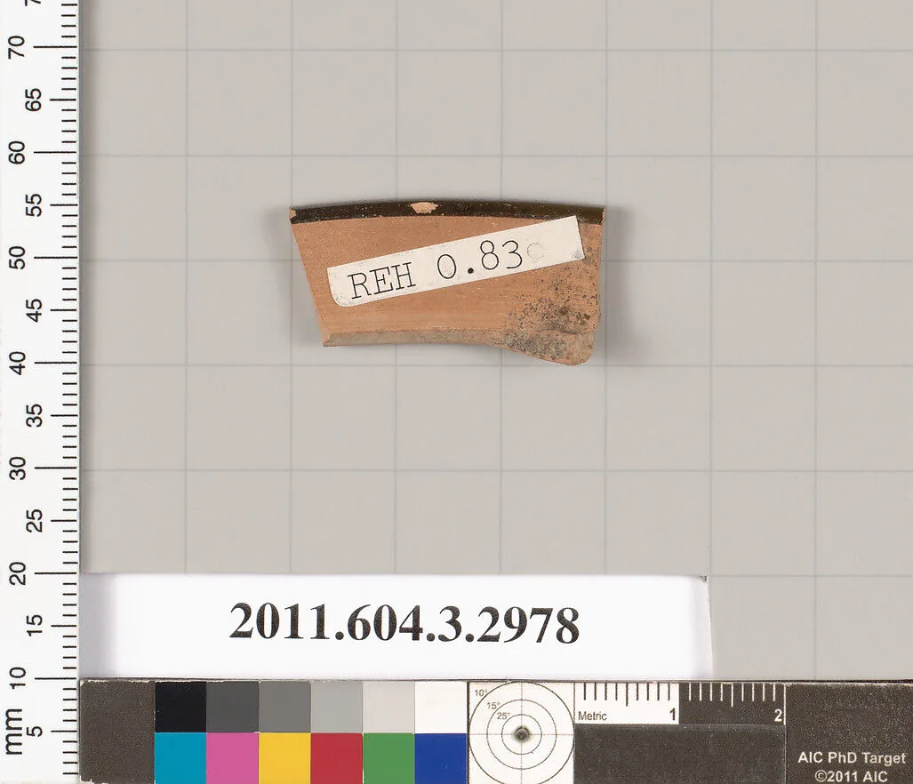 Terracotta rim fragment of a mastoid (drinking cup with narrow base)? — Unknown