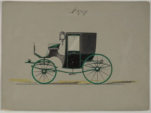 Design for Brougham, no. 3734