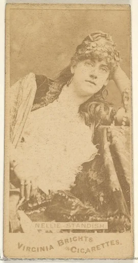 Nellie Standish, from the Actors and Actresses series (N45, Type 1) for Virginia Brights Cigarettes