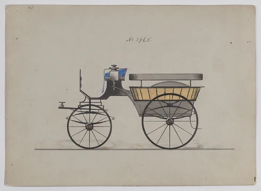 Design for Omnibus or Wagonette, no. 3965