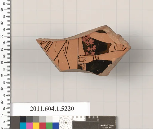 Terracotta fragment of a kylix (drinking cup)