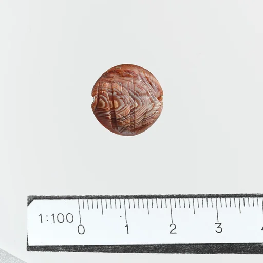 Agate lentoid seal