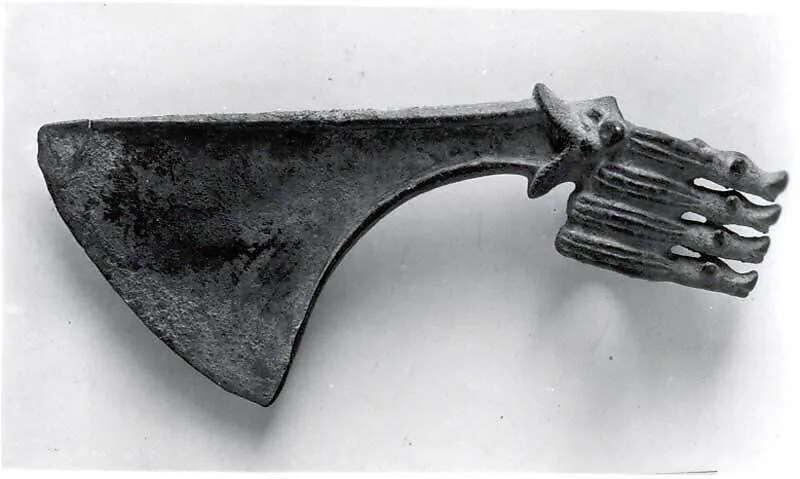 Spiked axe head — Unknown
