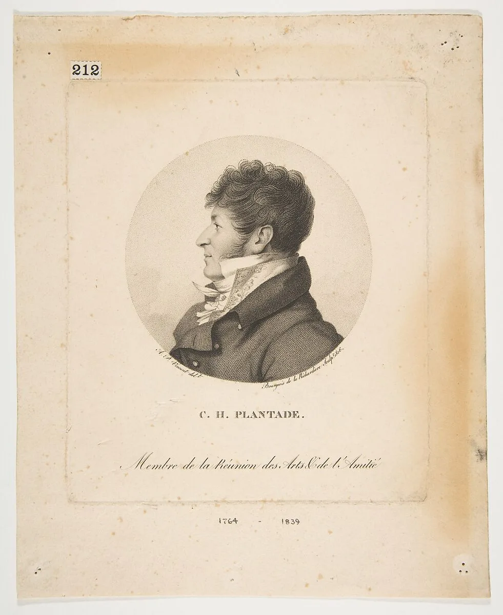 Charles Henri Plantade — Antoine-Paul Vincent|Antoine Achille Bourgeois de la Richardière|Charles Henri Plantade