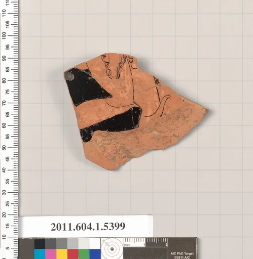Terracotta fragment of a kylix (drinking cup)