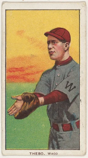 Thebo, Waco, Texas League, from the White Border series (T206) for the American Tobacco Company