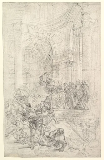 Christ Driving the Money Changers from the Temple