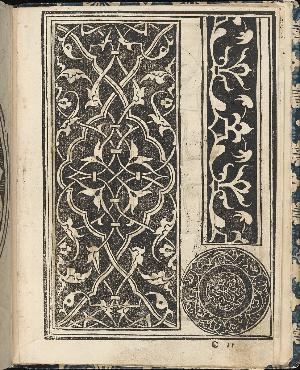 Essempio di recammi, page 18 (recto) — Giovanni Antonio di Nicolini da Sabio e i fratelli|Giovanni Antonio Tagliente