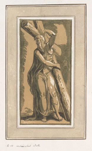 St. Andrew, Facing Forward, Head Turned to Left
