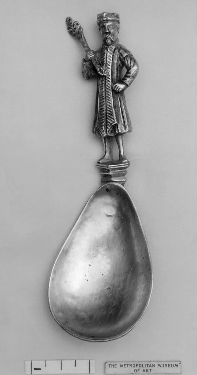 Figure-top spoon — Unknown