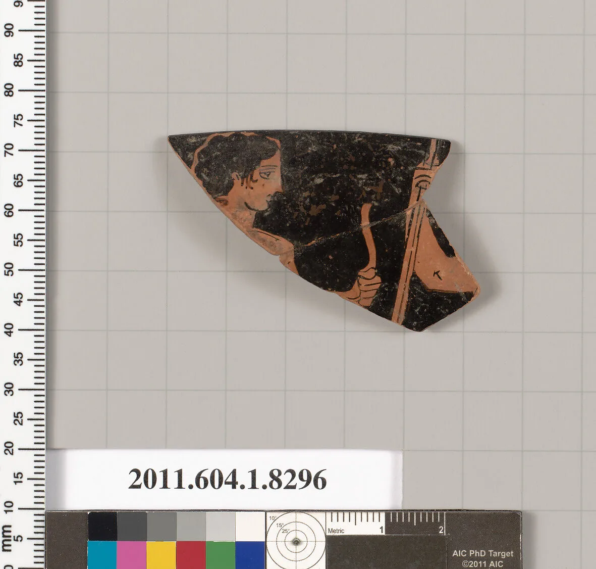 Terracotta rim fragment of a kylix (drinking cup) — Unknown