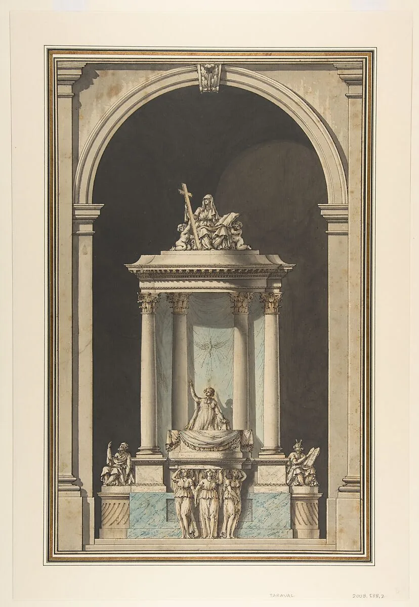 Design for a Pulpit — Louis Gustave Taraval
