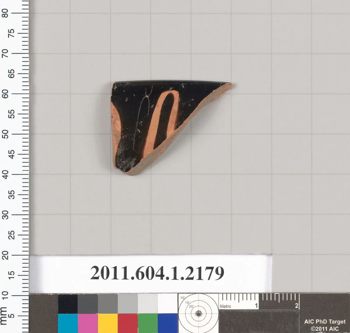 Terracotta rim fragment of a kylix (drinking cup) — Unknown
