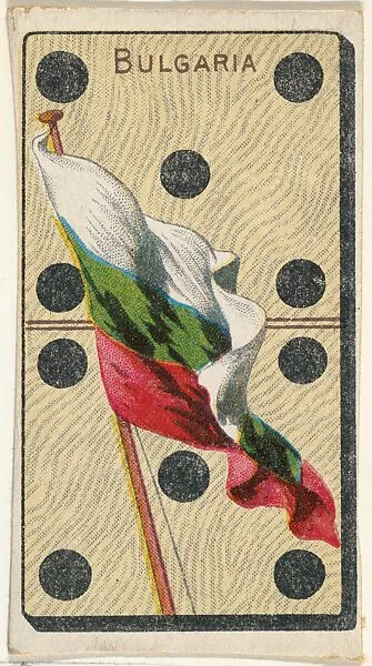 Bulgaria, from the National Flag on Domino series (T177) issued by Kinney Brothers to promote Sweet Caporal Cigarettes — Kinney Brothers Tobacco Company