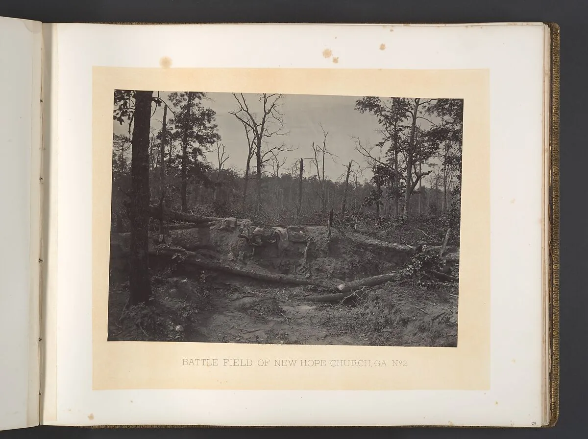 Battle Field of New Hope Church, Georgia No. 2 — George N. Barnard