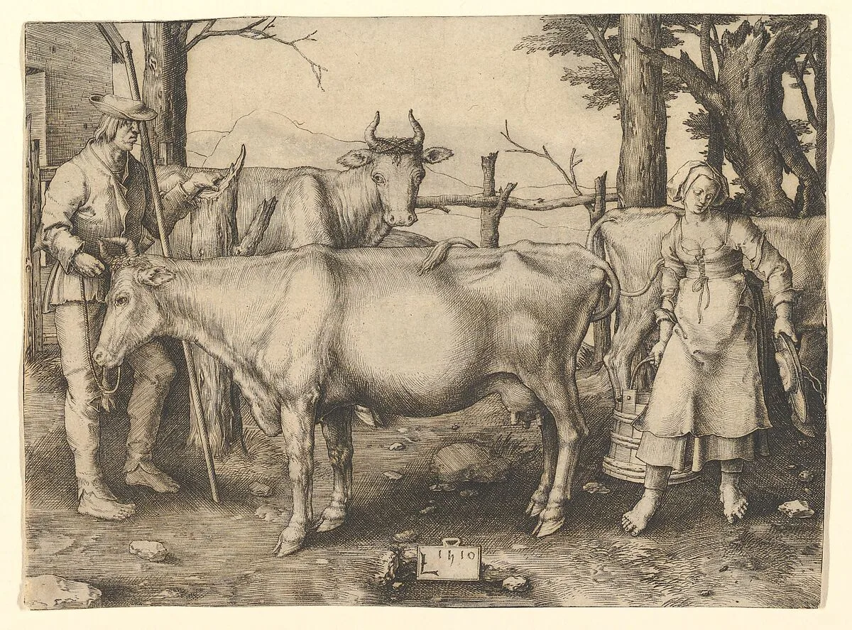 The Milkmaid — Lucas van Leyden