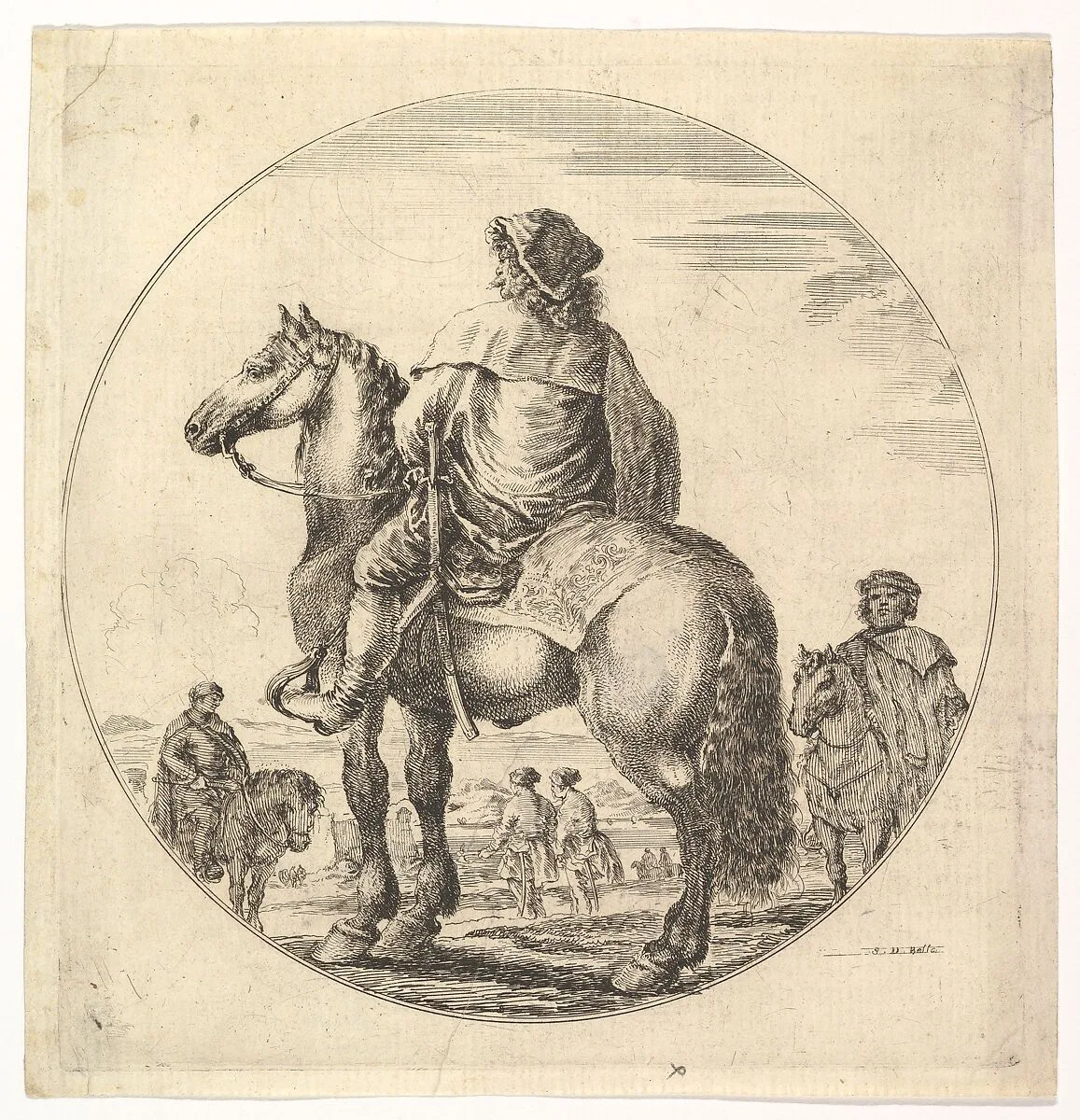 A Hungarian Cavalier — Stefano della Bella