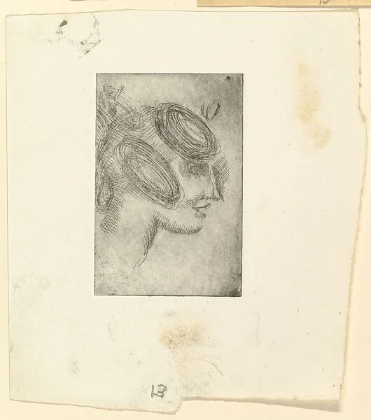 Female Head (Girl's Head in Profile) — Elie Nadelman