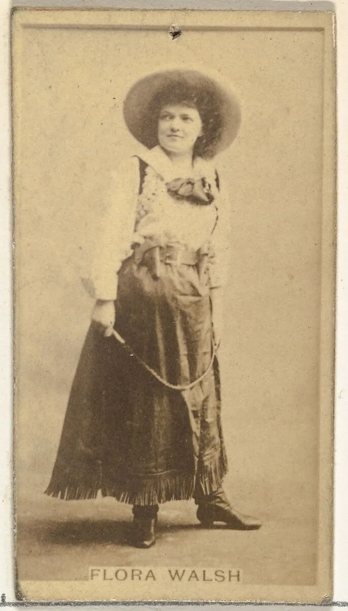 Flora Walsh, from the Actors and Actresses series (N145-8) issued by Duke Sons & Co. to promote Duke Cigarettes — W. Duke, Sons & Co.|American Tobacco Company