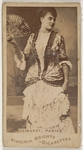 Demarsy, Paris, from the Actors and Actresses series (N45, Type 1) for Virginia Brights Cigarettes