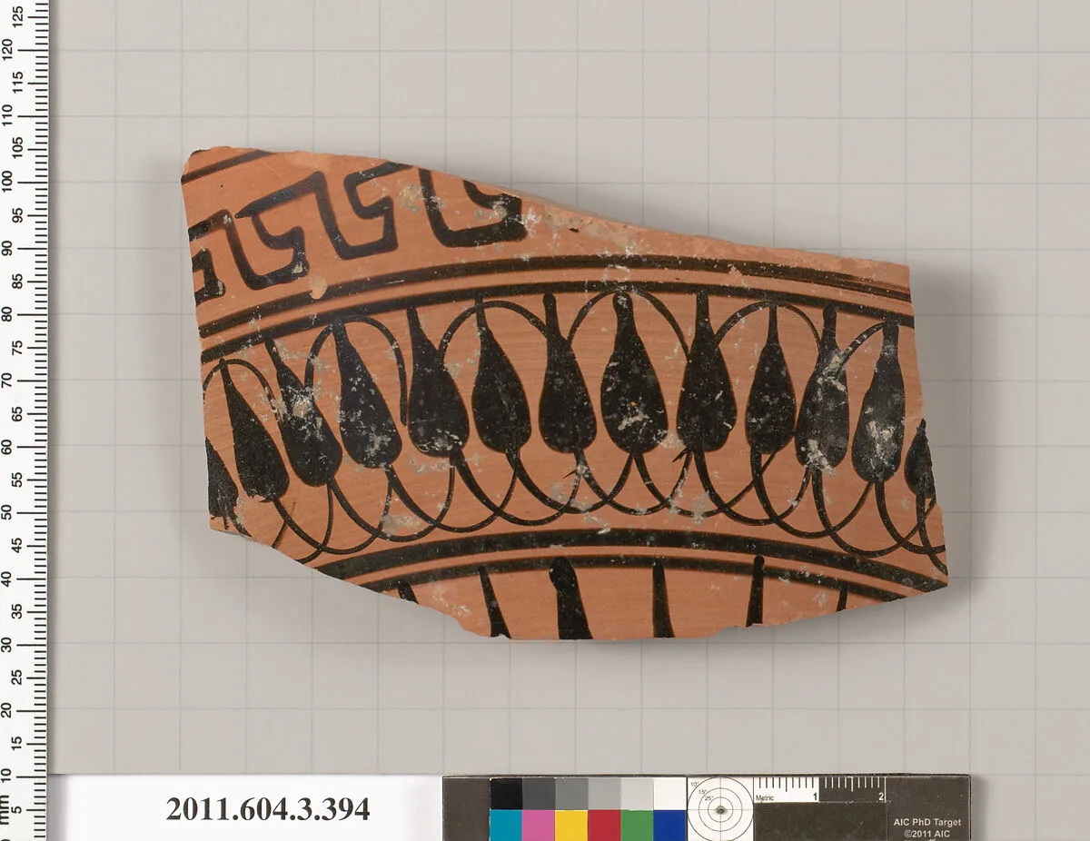 Terracotta fragment of a neck-amphora (jar) — Unknown