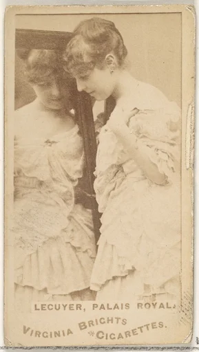 Lecuyer, Palais Royal, from the Actors and Actresses series (N45, Type 1) for Virginia Brights Cigarettes