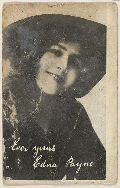 Edna Payne, from the Black and White Movie Stars series (D1), issued by the E. H. Koester Baking Company — E. H. Koester Baking Company, Baltimore