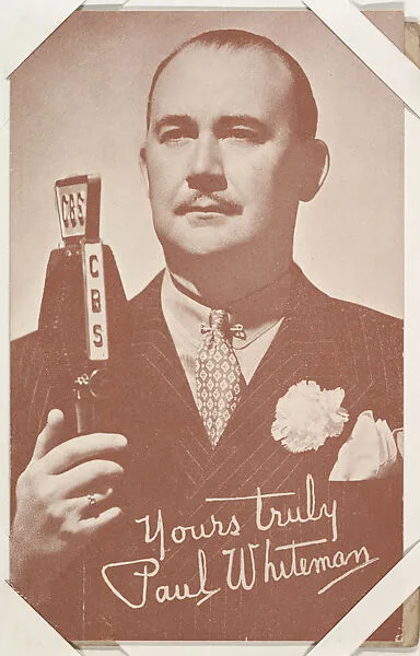 Paul Whiteman from TV and Radio Stars Exhibit Cards series (W409) — Unknown