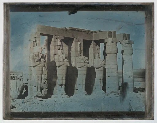 Ramesseum, Thebes (201. Thèbes. 1844. 202 Rhamséion.)