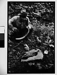 [Walker Evans in Ravine with Animal Bones]
