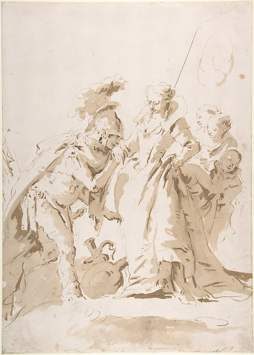 The Meeting of Anthony and Cleopatra — Giovanni Battista Tiepolo