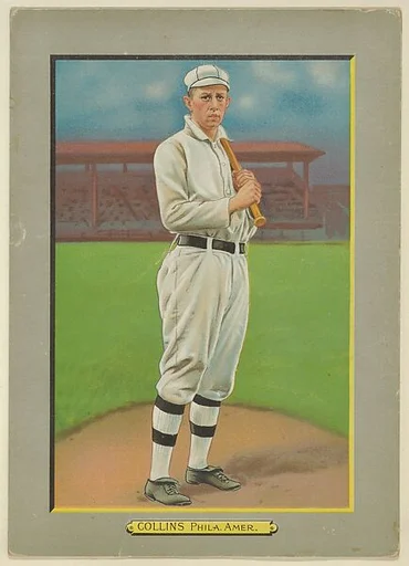 Eddie Collins, Second Baseman, Philadelphia Athletics (American League), from Turkey Red Cabinets (T3)