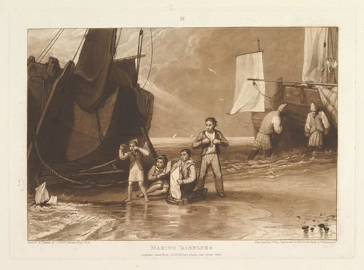 Marine Dabblers (Liber Studiorum, part VI, plate 29)