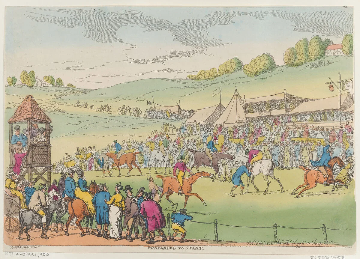Preparing to Start — Thomas Rowlandson|Thomas Tegg