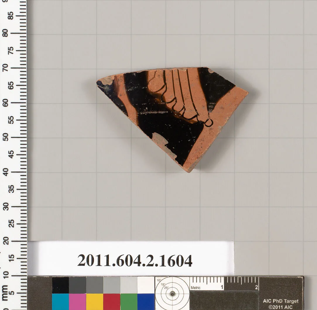 Terracotta fragment of a skyphos (deep drinking cup) — Unknown